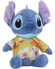 Jucărie de pluș  Disney - Stitch cu o cămașă hawaiană galbenă, 30 cm -1