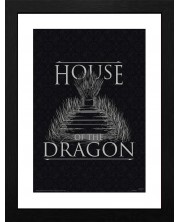 Afiș înrămat GB eye Television: House of the Dragon - Iron Throne -1