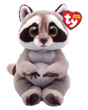 Jucărie de pluș TY Toys Beanie Bellies - Raton Petey, 15 cm
