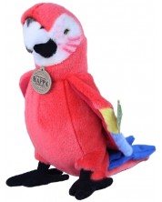 Jucărie de pluș Rappa Eco Friends - Papagal Arara roșu, 25 cm