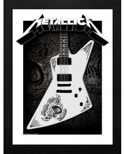 Poster înrămat GB Eye Music: Metallica - Papa Het Guitar -1