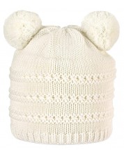 Pălărie tricotată pentru copii Sterntaler - 51 cm, 18-24 luni, ecru -1