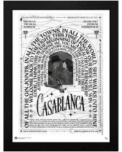 Afiș înrămat GB Eye Movies: Casablanca - Casablanca -1