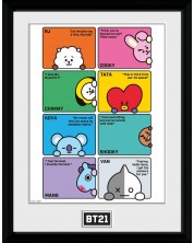 Poster cu ramă GB eye Animation: BT21 - Compilation