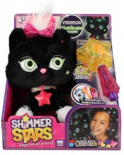 Jucarie de plus Shimmer Stars - Shiny Kitten, Black Diamond -1