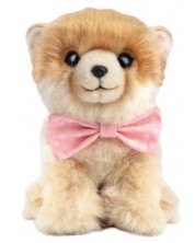 Jucărie de pluș Studio Pets - Câine Pomeranian cu fundiță, Pom-Pom, 23 cm -1