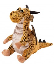 Jucărie de pluș Amek Toys - Dino, galben, 22 cm