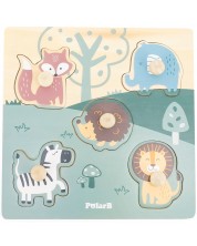 Puzzle plat Viga RolarB - Animale sălbatice -1