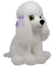 Jucărie de pluș Amek Toys - Poodle Dog, alb, 45 cm	 -1