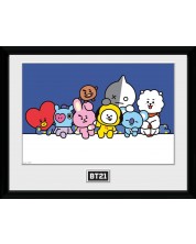 Poster cu ramă GB eye Animation: BT21 - Group