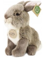 Jucărie de plus Rappa Eco Friends  - Grey Bunny, stând, 18 cm