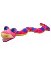 Jucărie de pluș Amek Toys - Șarpe, roz, 114 cm -1