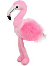 Jucărie de pluș Amek Toys - Flamingo, roz, 36 cm -1