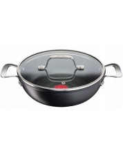 Oală de mică adâncime Tefal - Unlimited G2557172, 26 cm, negru -1