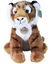 Jucărie de pluș Rappa Eco Friends - Tigru, așezat, 30 cm -1