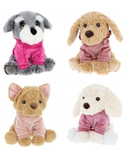 Jucărie de pluș Keel Toys Keeleco - Câine cu glugă, 18 cm, sortiment - imagine 1