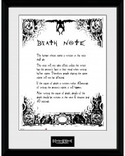 Afiș înrămat GB eye Animation: Death Note - Rules -1