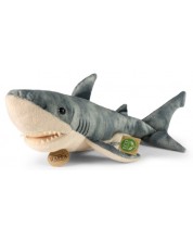 Jucărie de pluș Rappa Eco prieteni - Rechin alb, 40 cm - imagine 1