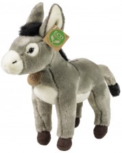 Jucărie de pluș Rappa Eco Friends - Donkey, în picioare, 24 cm