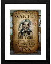 Afiș înrămat GB eye Games: League of Legends - Jinx Wanted Poster