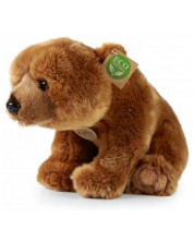 Jucărie de pluș Rappa Eco friends - Urs Grizzly, șezând, 30 cm - imagine 1