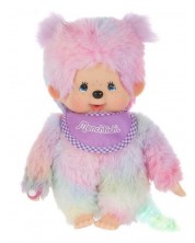 Jucărie de pluș Monchhichi - Tie-dye girl, maimuță, 20 cm