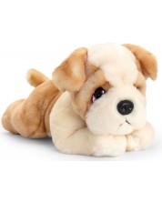 Jucărie de pluș Keel Toys Keeleco - Keel Toys - Bulldog, culcat, 32 cm