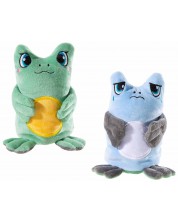 Jucărie de pluș cu două fețe Heunec - Otto the Frog, 15 cm