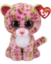 TY Toys - Leopard Lainey, roz, 24 cm -1