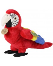Jucărie de pluș Rappa Eco Friends - Papagal Arara roșu, 24 cm