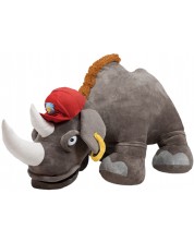 Jucărie de pluș Amek Toys - Rinocer cu pălărie, 65 cm -1