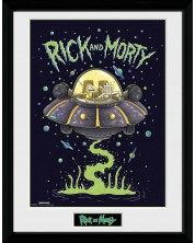 Afiș înrămat GB eye Animation: Rick & Morty - Ship