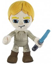 Figurină de pluș Mattel Movies: Star Wars - Luke Skywalker with Lightsaber (Light-Up), 19 cm