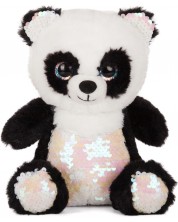 Jucărie de pluș Amek Toys - Panda cu paiete, 28 cm