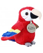 Jucărie de plus Rappa Eco Friends  - Pui de Macaw Roșu, 15 cm -1