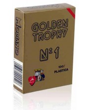 Cărți de joc flexibile Golden Trophy - spatele roșu  -1