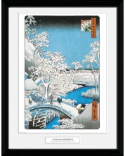 Poster cu ramă GB eye Art: Hiroshige - The Drum Bridge -1