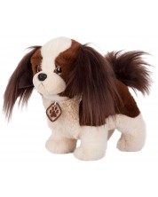 Jucărie de pluș Amek Toys - Câine, maro, 19 cm
