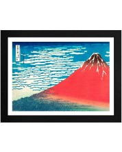 Afiș înrămat GB Eye Art: Hokusai - Red Fuji -1