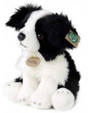 Jucărie de pluș Rappa Eco Friends - Câine Border Collie, 30 cm