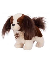 Jucărie de pluș Amek Toys - Câine, maro, 25 cm