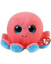 TY Toys - Octopus Sheldon, 15 cm -1