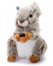 Jucării de ceai cu veveriță Teddy - Kiki, 21 cm, cu alune de pădure -1