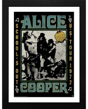 Afiș înrămat GB eye Music: Alice Cooper - School's out Tour	 -1