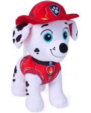 Jucărie de pluș Spin Master Paw Patrol - The Dino Movie, Marshall, 20 cm - imagine 1