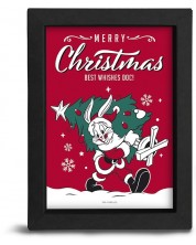 Afiș înrămat The Good Gift Animation: Looney Tunes - Crăciun Fericit