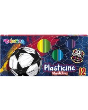 Plastilină Colorino - Fotbal, 12 culori -1