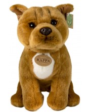 Jucărie de pluș Rappa Eco Friends - Câine Staffordshire Bull Terrier maro, 30 cm -1