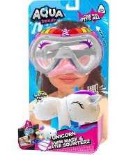 Mască de înot Eolo Toys - cu armă de apă Unicorn