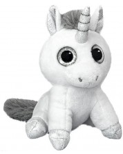 Jucărie de pluș Wild Planet - Unicorn gri, 21 cm